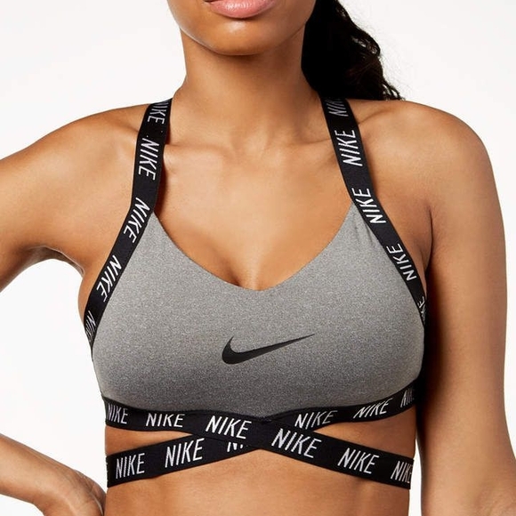 Nike criss cross straps sports bra Large
